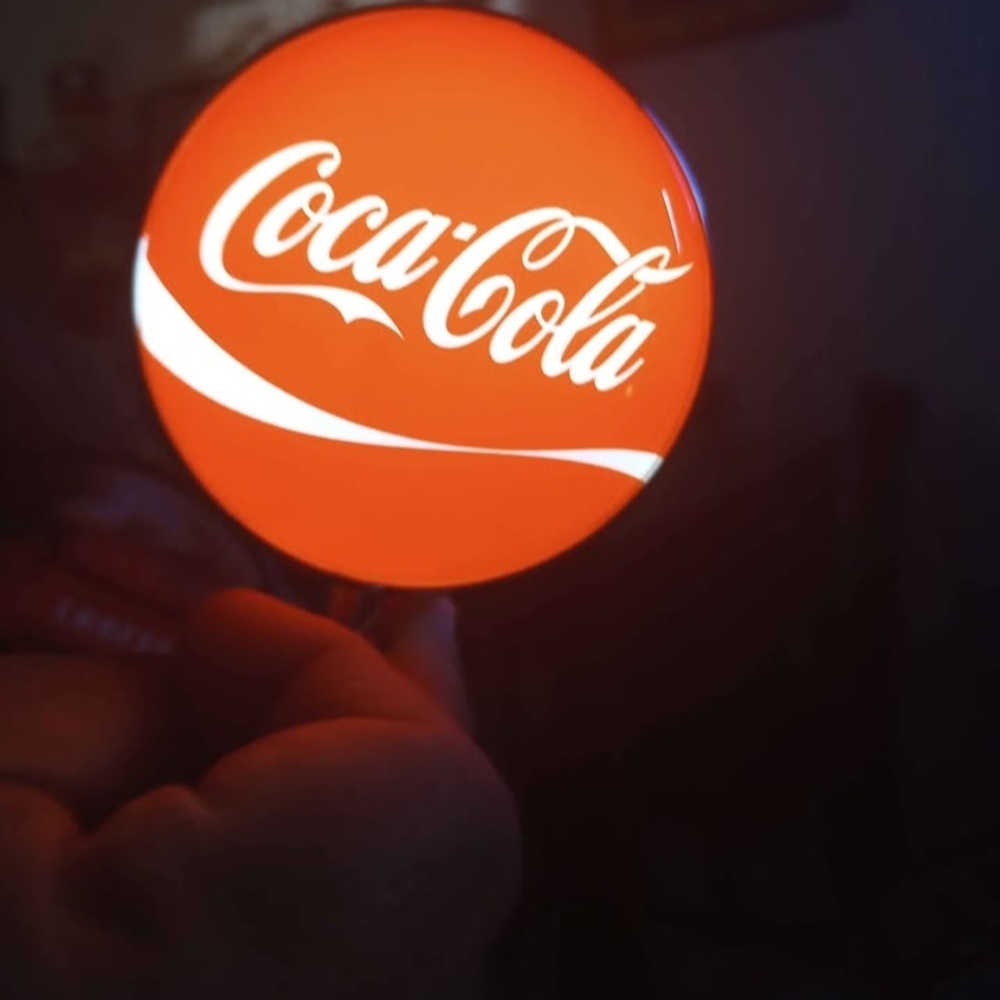 Coca Cola Red and Silver Dispenser Handle Kit